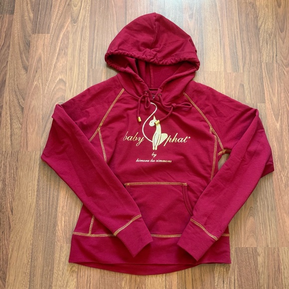 Baby Phat Sweaters - Maroon Baby Phat Sweater Size L Vintage